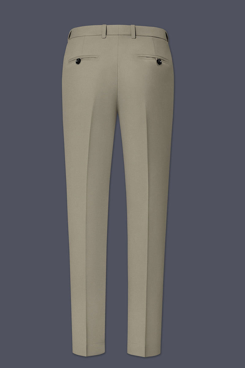 Men’s Premium 4-Way Stretch Slim Fit Formal Trousers – Beige