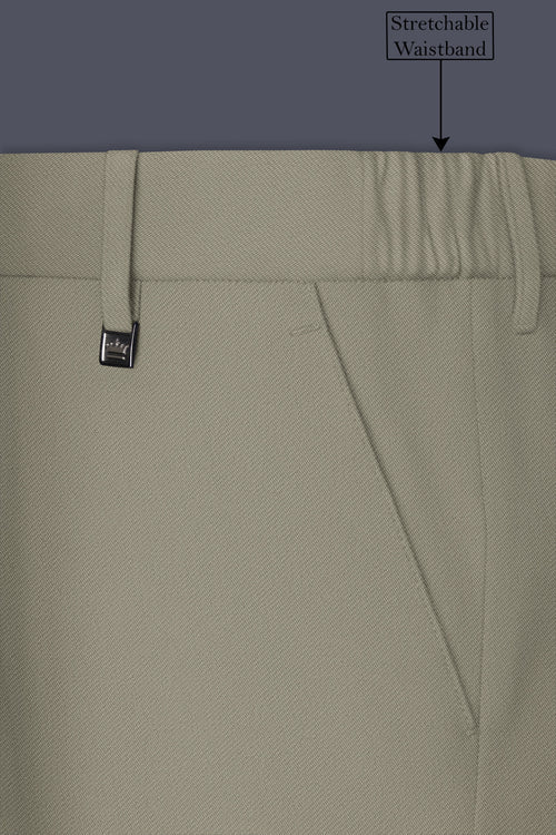 Men’s Premium 4-Way Stretch Slim Fit Formal Trousers – Beige