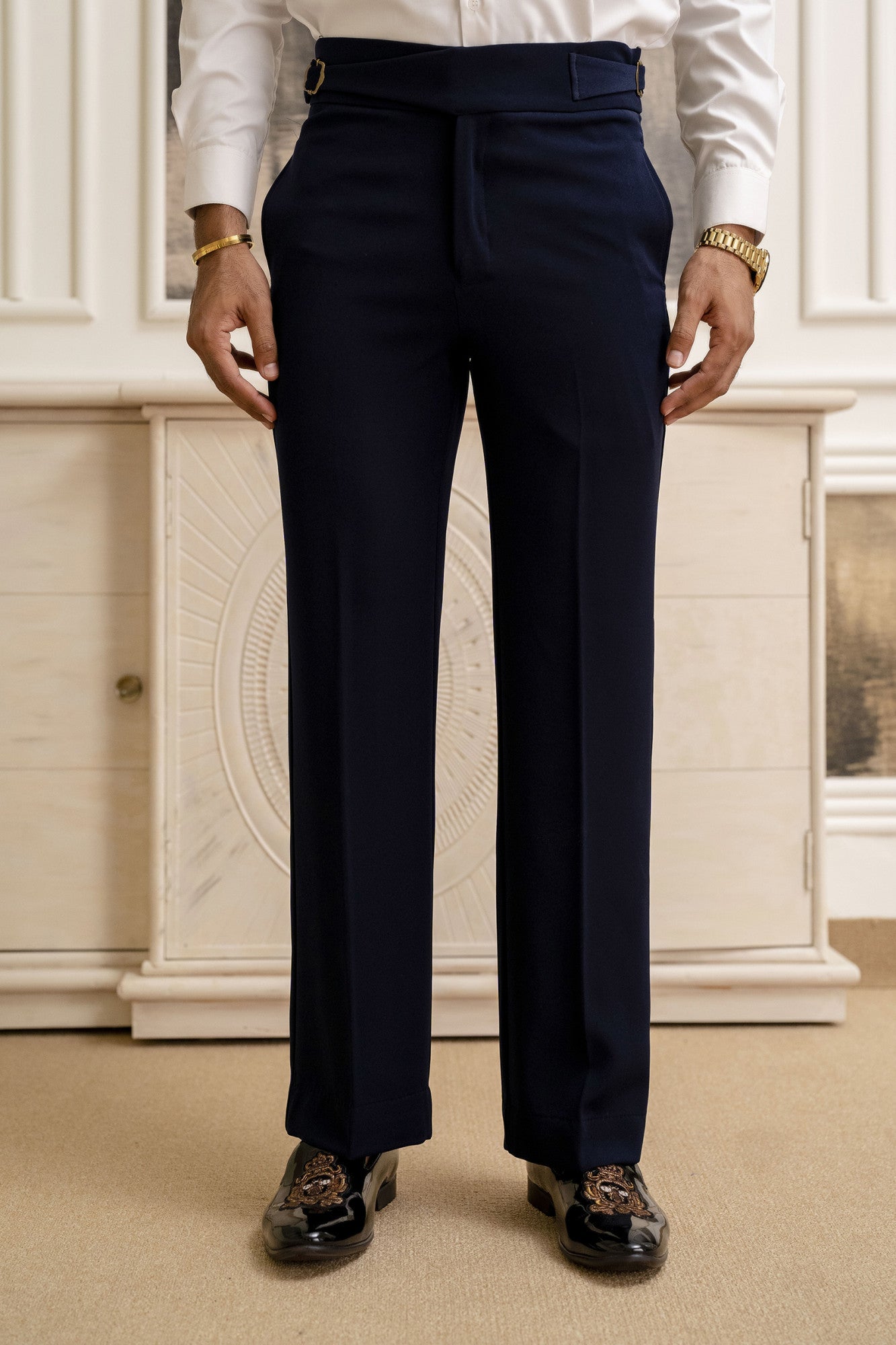 Men’s Navy Blue Formal Trousers