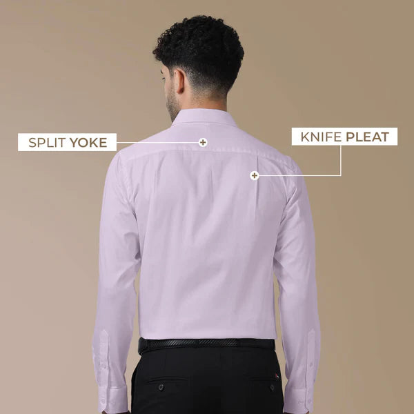 Men’s Elegant Light Pink Formal Shirt