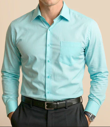 Men’s Mint Green Formal Shirt
