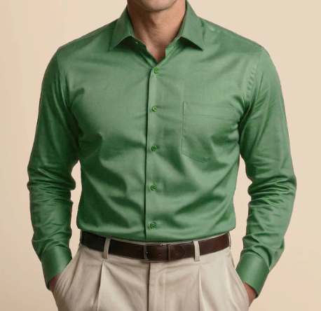Men’s Emerald Green Formal Shirt