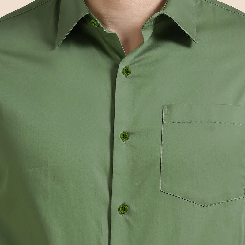 Men’s Emerald Green Formal Shirt