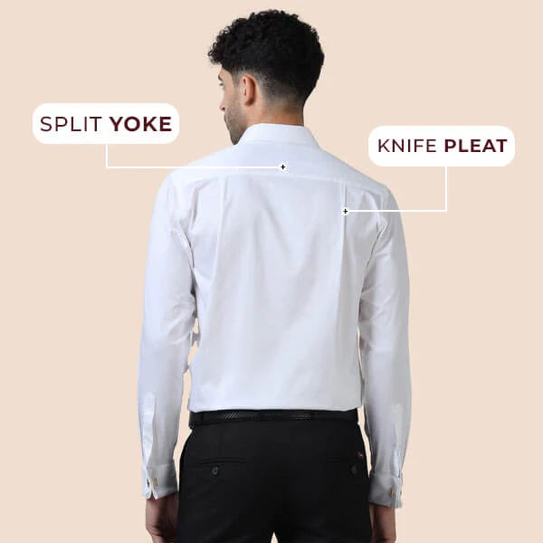Men’s Classic White Formal Shirt