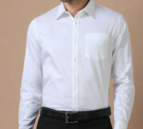Men’s Classic White Formal Shirt